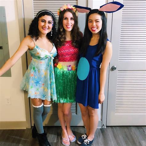 three people costumes