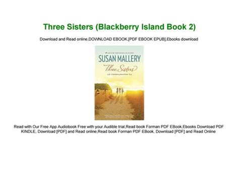 three sisters blackberry island book 2 PDF