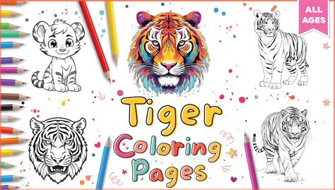 through the eyes of the tiger coloring book for adults PDF