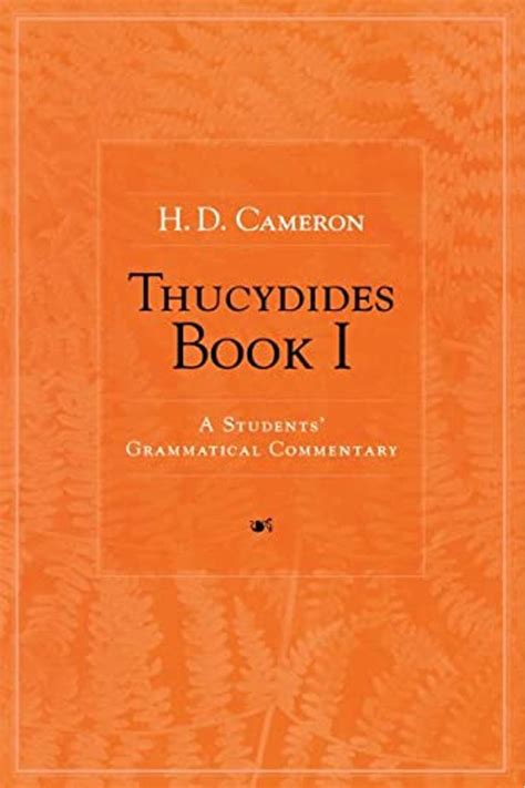 thucydides book i a students grammatical commentary Epub