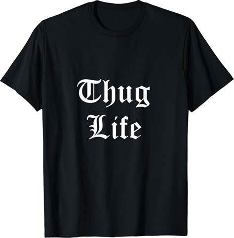 thug life tee shirt