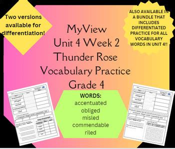 thunder rose daily practice book unit 1 page 14 Kindle Editon