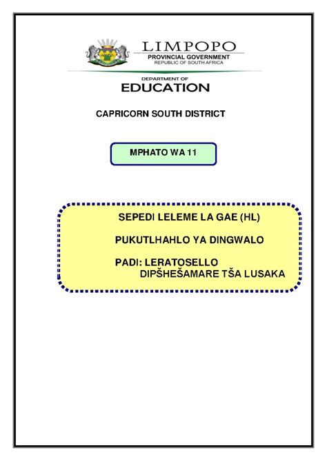 thutong grade 11 exam papers PDF