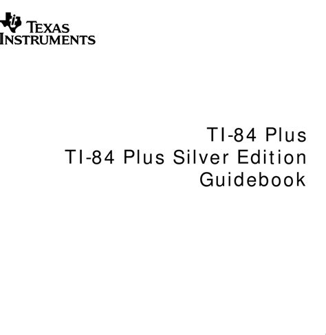 ti 84 plus user manual Reader