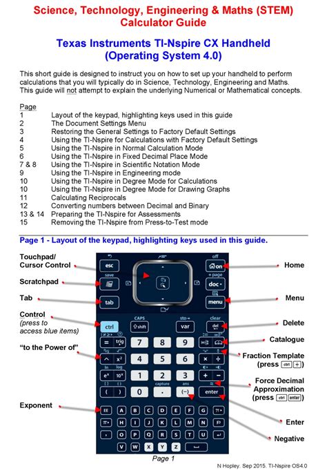 ti nspire cx cas manual pdf Kindle Editon