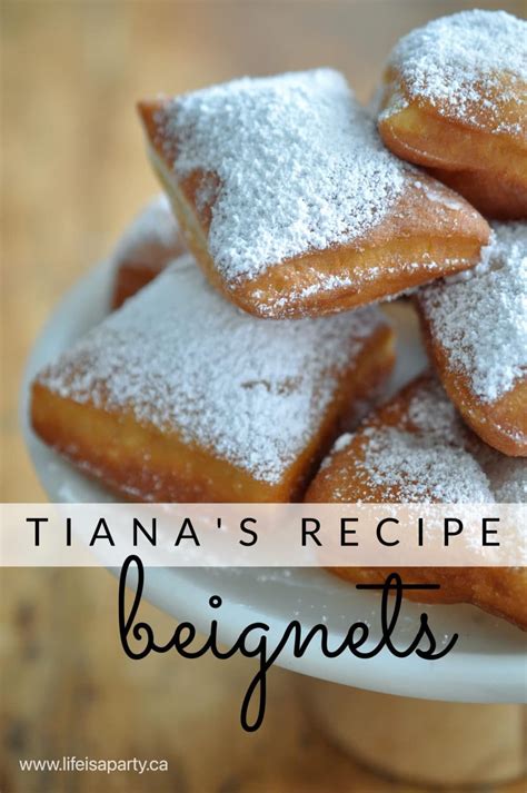 tiana's beignets recipe