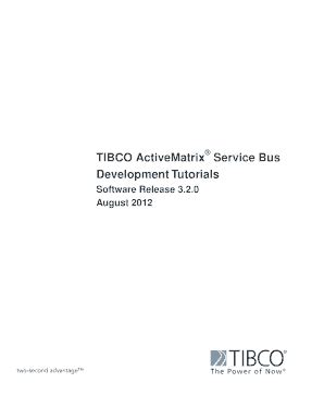 tibco enterprise service bus tutorial pdf Epub