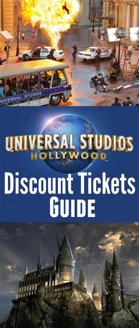 ticket discounts for universal studios hollywood