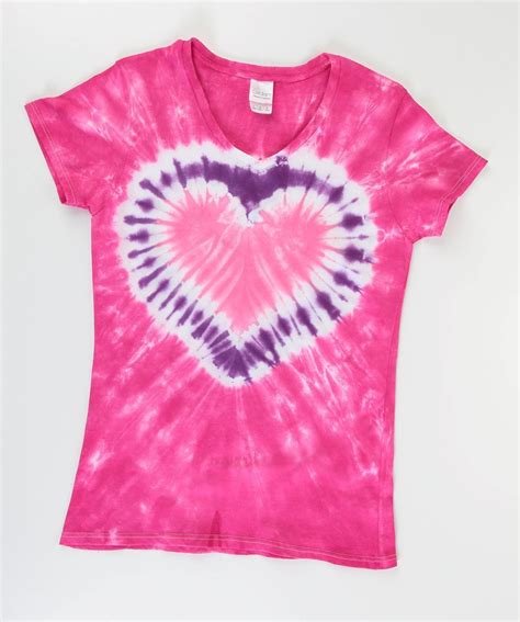 tie dye heart shirt