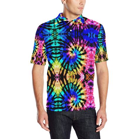 tie dye polo shirts