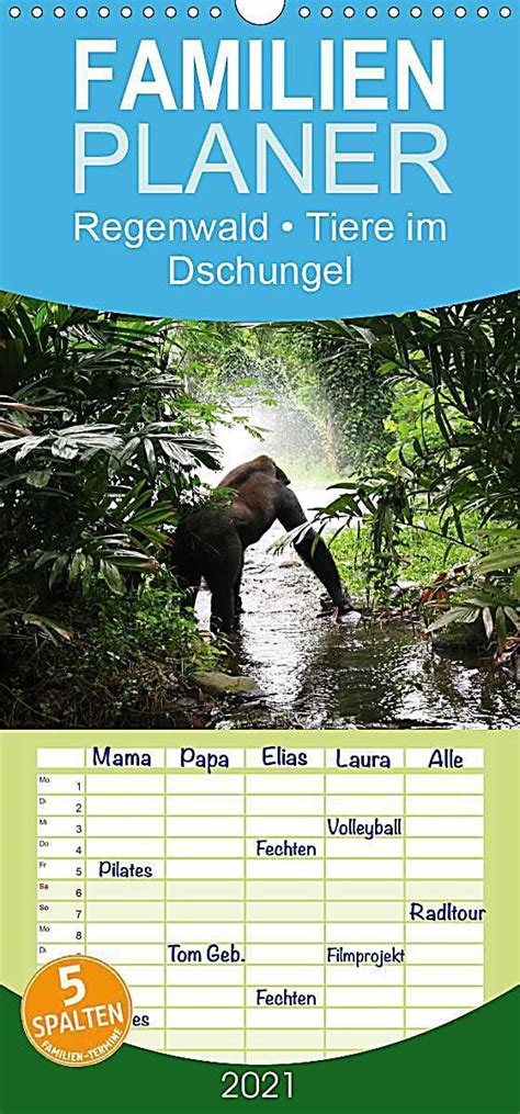 tiere tropen familienplaner tischkalender 2016 Reader