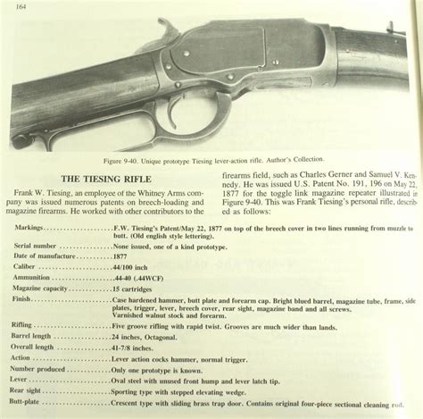 tiesing lever action rifle