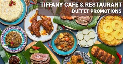 tiffany café and restaurant buffet menu