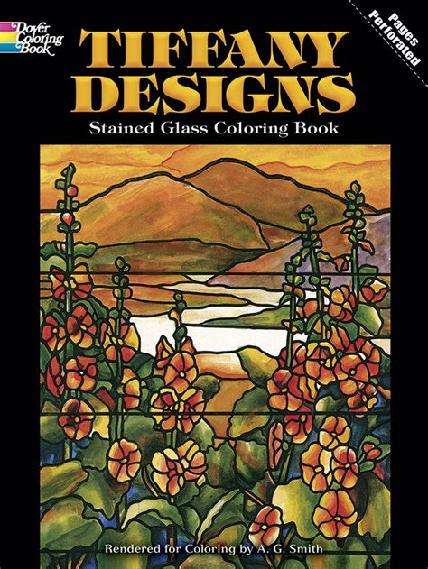 tiffany designs stained glass coloring Doc