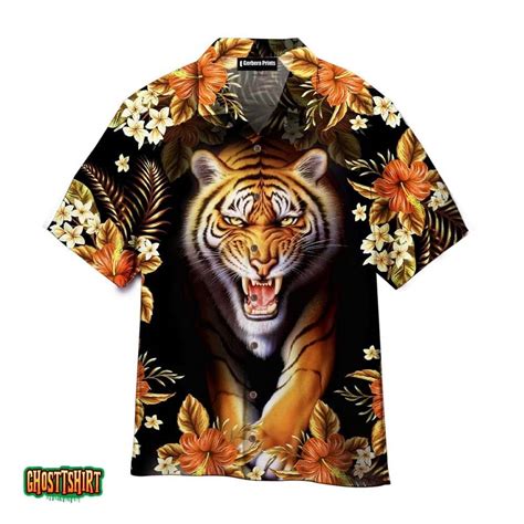 tiger aloha shirt