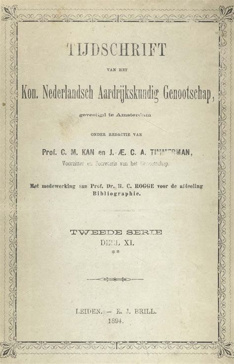 tijdschrift van het koninklijk nederlandsch aardrijkskundig genootschap amsterdam tweede reeks deel lxxv no 1 januari 1958 Reader