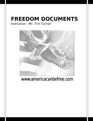 tim turner freedom manual PDF