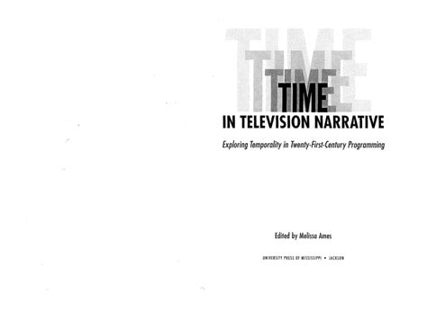 time in television narrative time in television narrative Kindle Editon