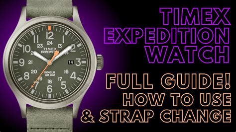 timex expedition watch manual PDF