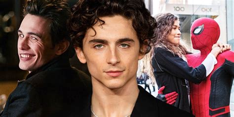 timothee chalamet spider man