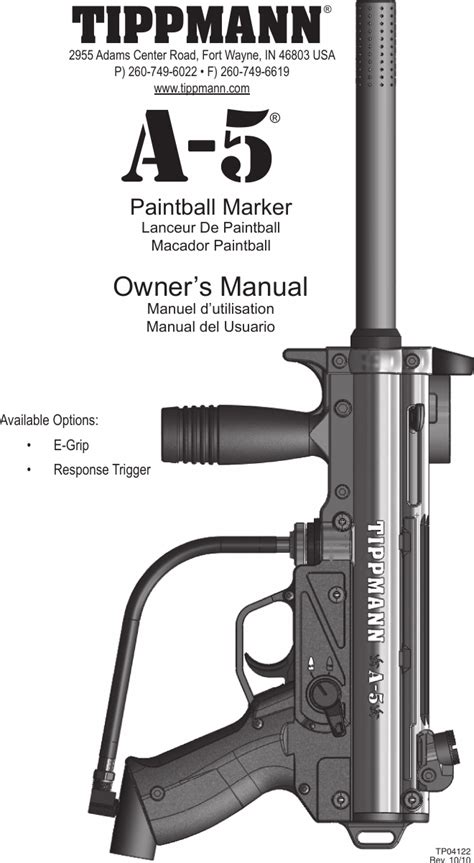 tippmann a5 user manual Reader