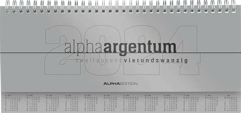 tisch querkalender alpha argentum 2016 verl ngerte Doc