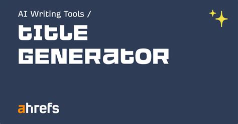 title ai generator