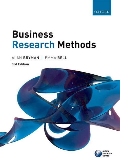 title business research methods author alan brymanemma Reader