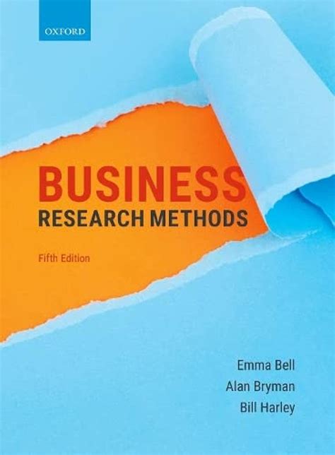 title business research methods author alan brymanemma Reader