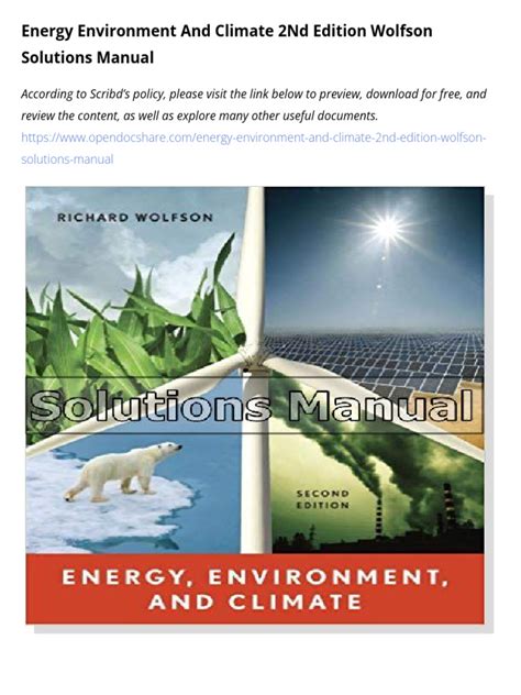 title energy environment and climate second edition Epub