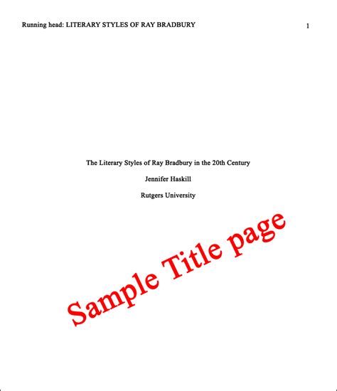 title of essay format PDF