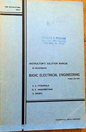 title solutions manual to accompany basic electrical Reader