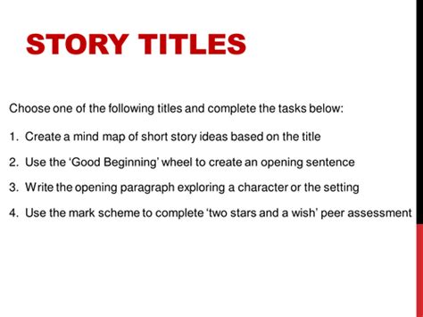 titles of stories in essays Reader