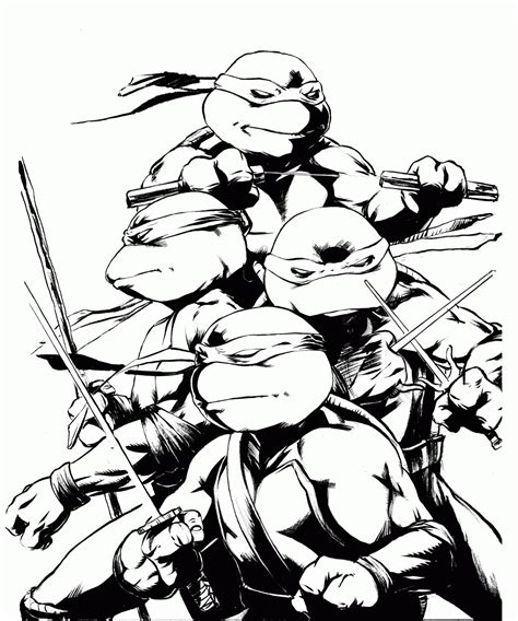 tmnt adult coloring pages