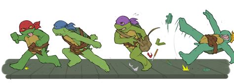 tmnt running