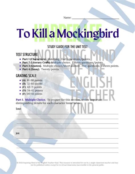 to kill a mockingbird short answer study guide Epub