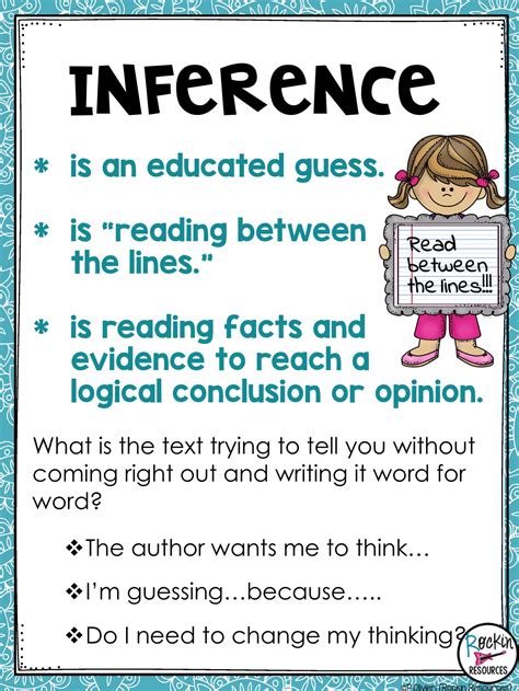 to make an inference correctly a reader should