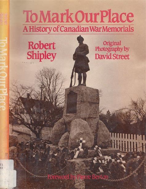 to mark our place a history of canadian war memorials Epub