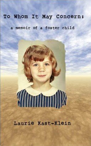 to whom it may concern a memoir of a foster child Doc