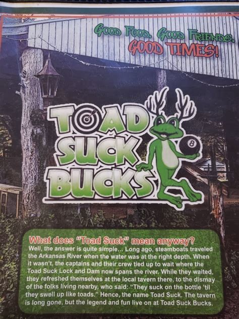 toad suck bucks