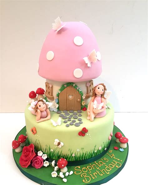 toadstool fairy cake