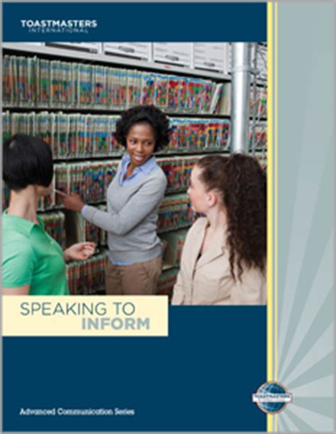 toastmasters advanced manual speaking to informe Reader