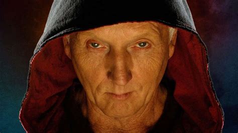 tobin bell with a hood