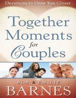 together moments for couples devotions to draw you closer Epub