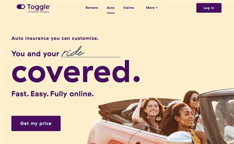 toggle auto insurance login