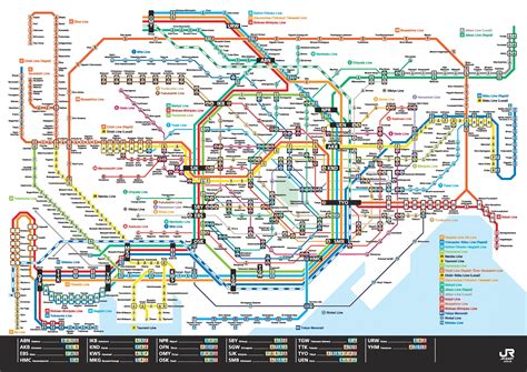 tokyo train network map