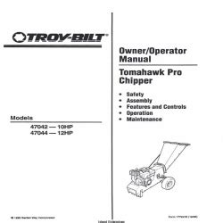 tomahawk pro chipper manual Reader