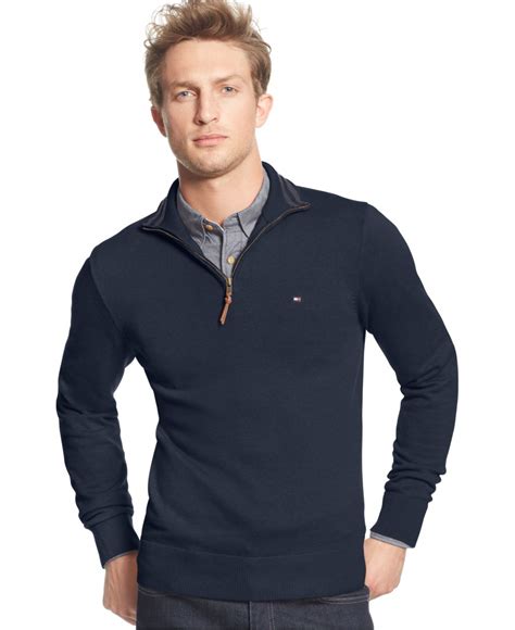 tommy hilfiger quarter zip