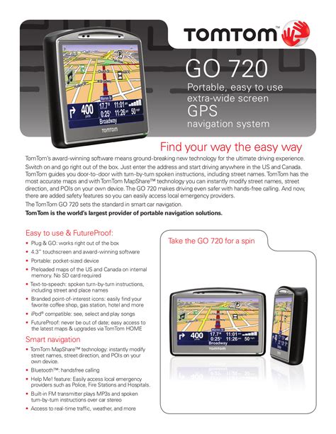 tomtom 720 manual pdf PDF