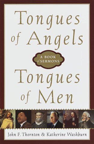 tongues of angels tongues of men a book of sermons Epub